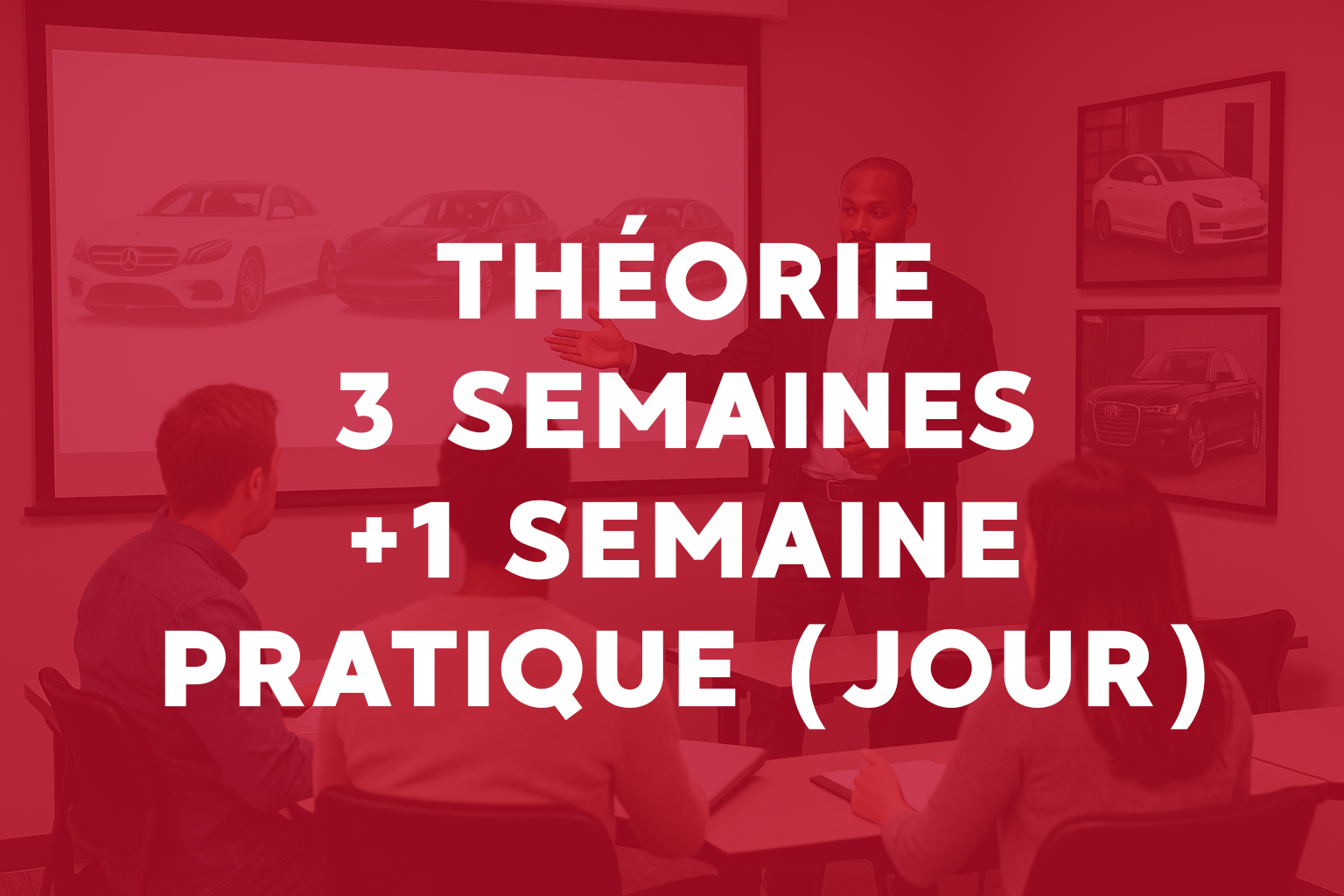 Théorie 3 semaines + 1 semaine pratique (Jour)